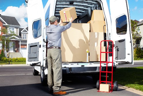 Customer service at Barnes Storage assisting clients with storage needs